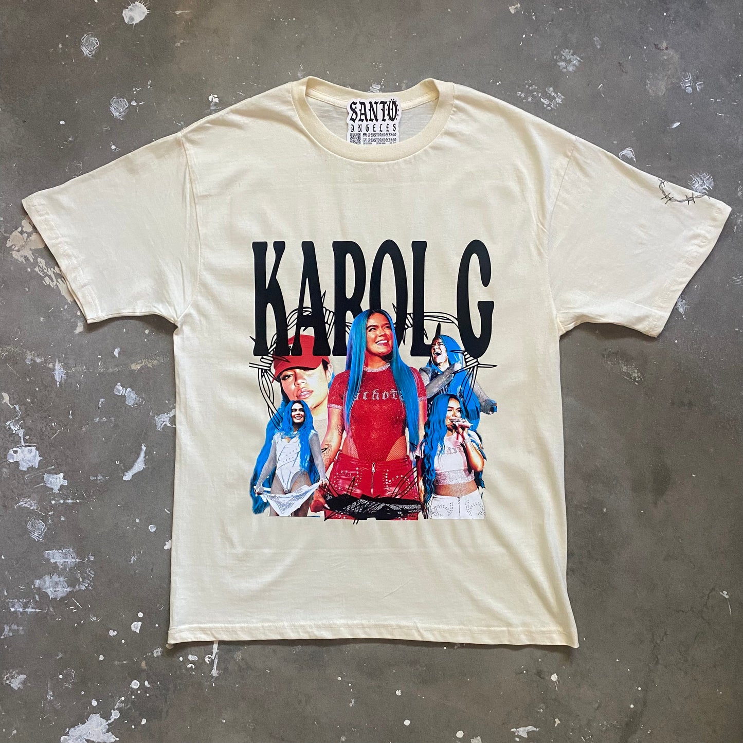 Karol G Off White Tee